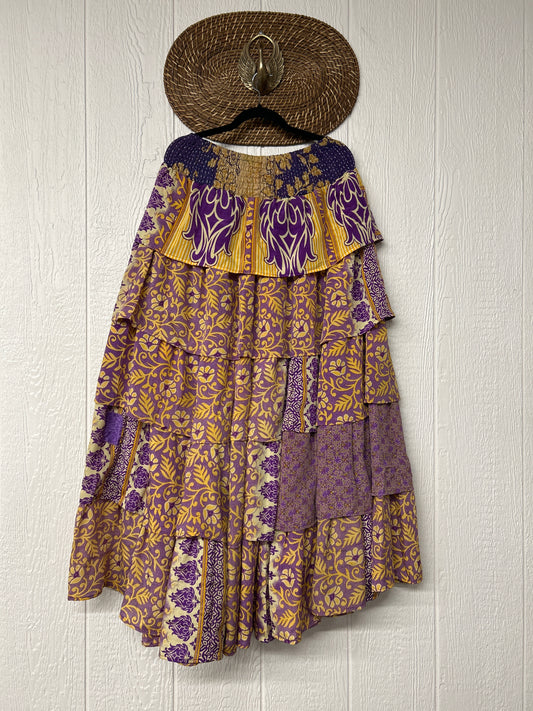 Rasgulla Sari Venus Ruffle Maxi 1125 014