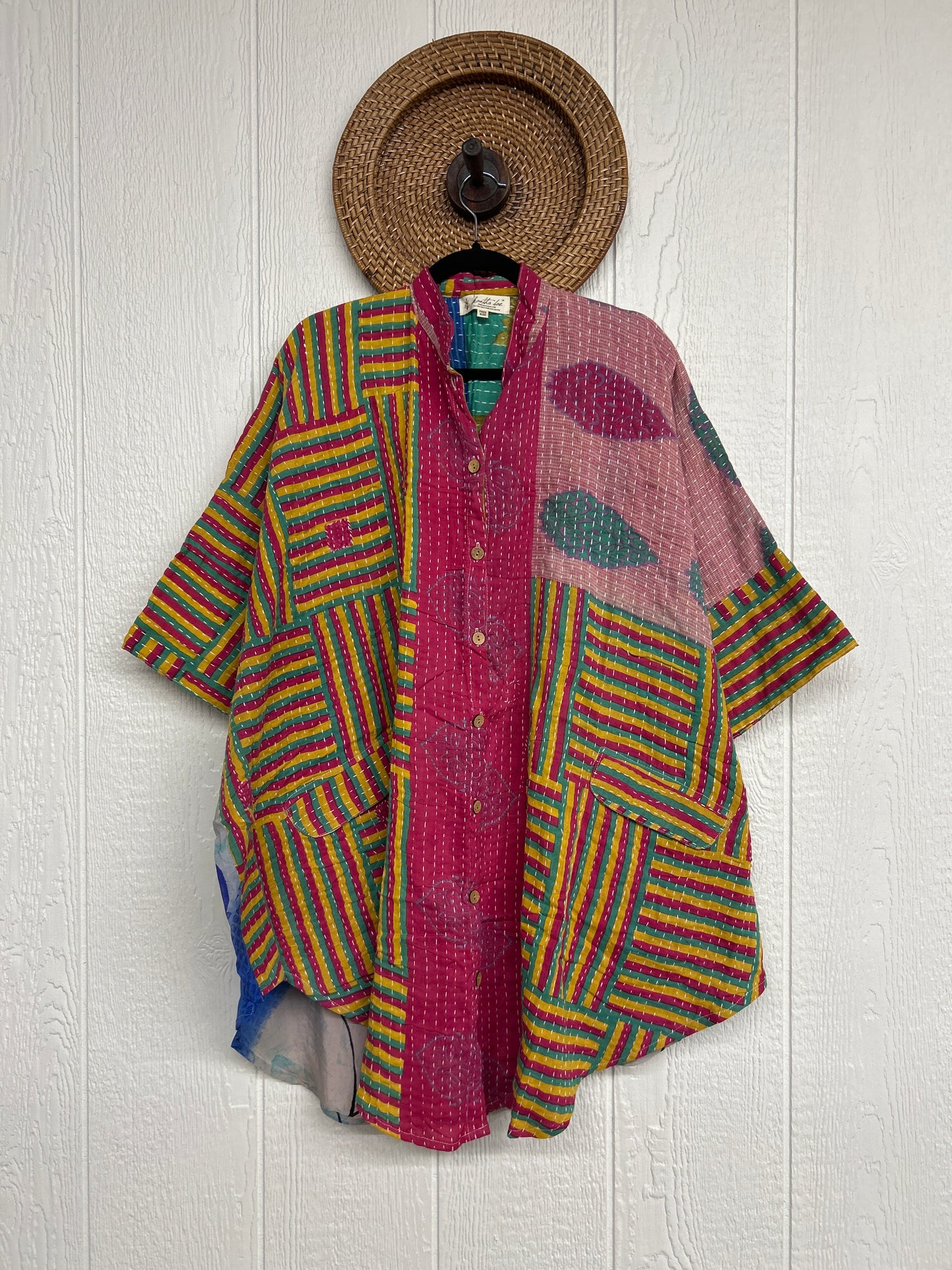 Pareo Kantha Free To Be Button-Down 0426 126