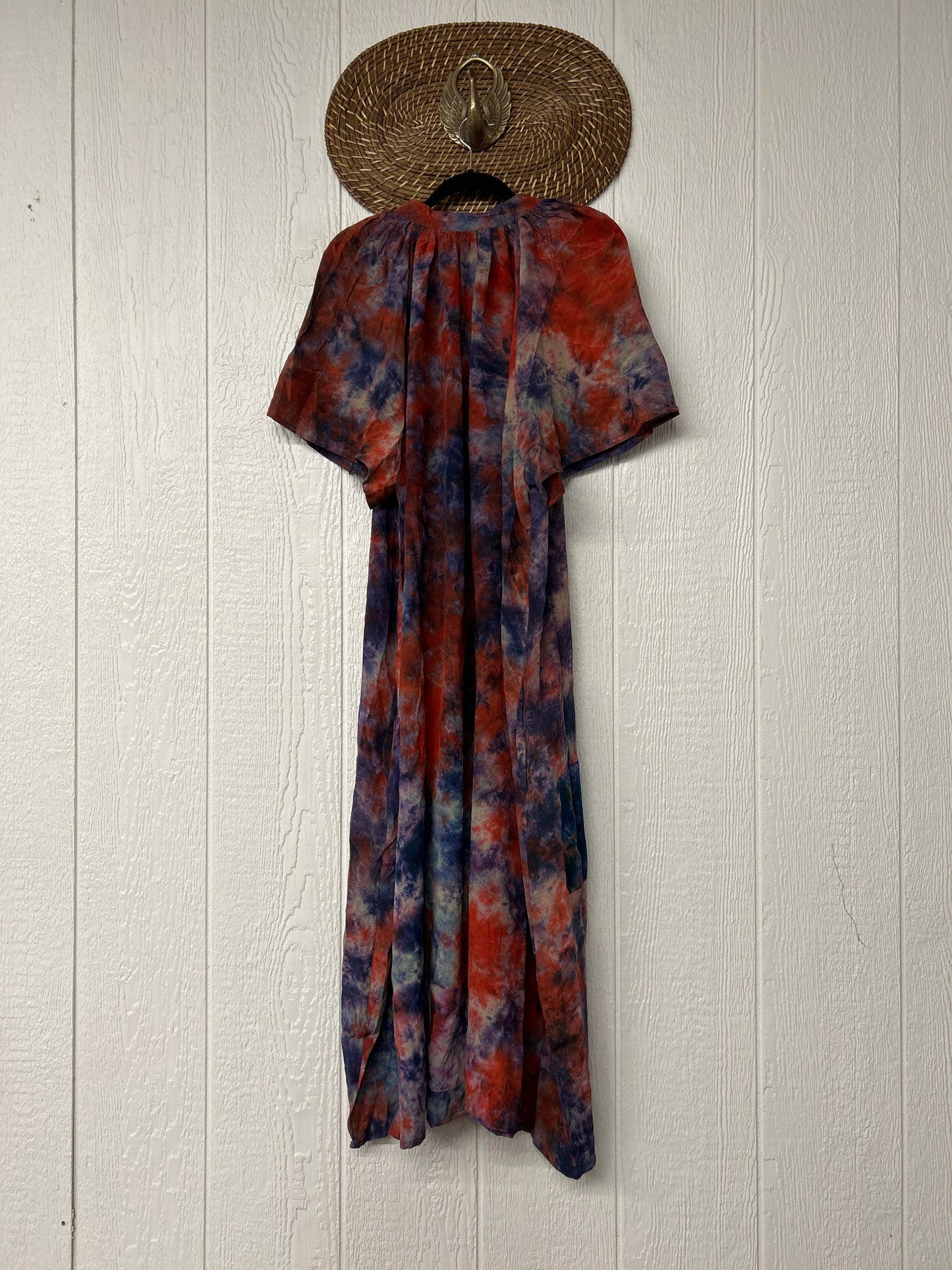 Crepe Sari Summer Woodstock Duster 0626 208