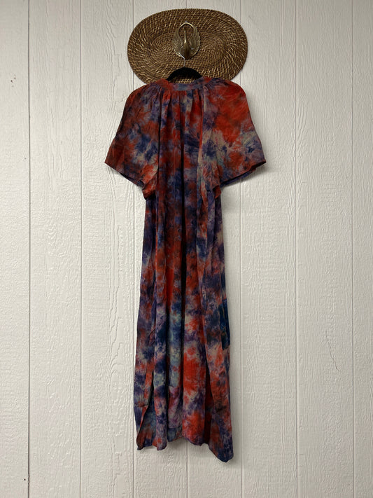 Crepe Sari Summer Woodstock Duster 0626 208
