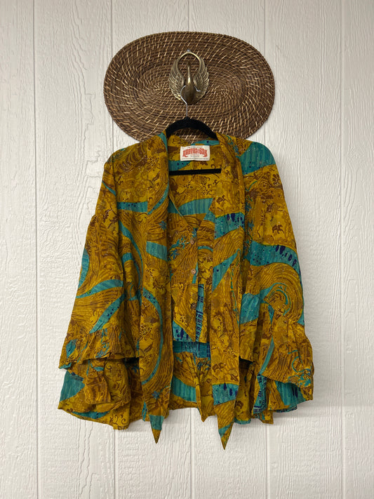 Crepe Sari Wild Rose Top 1225 185