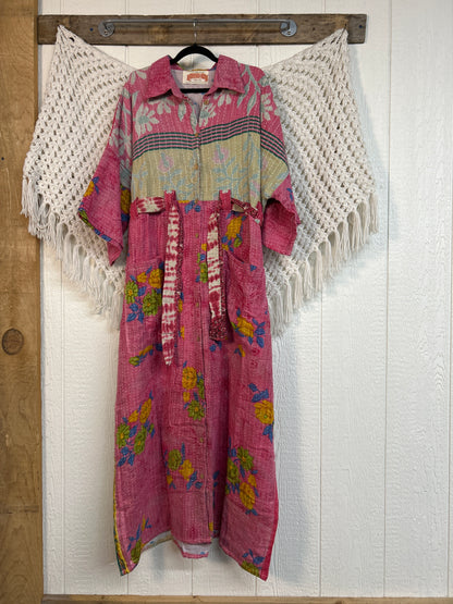 Pareo Kantha Gravity Duster Dress 0226 189