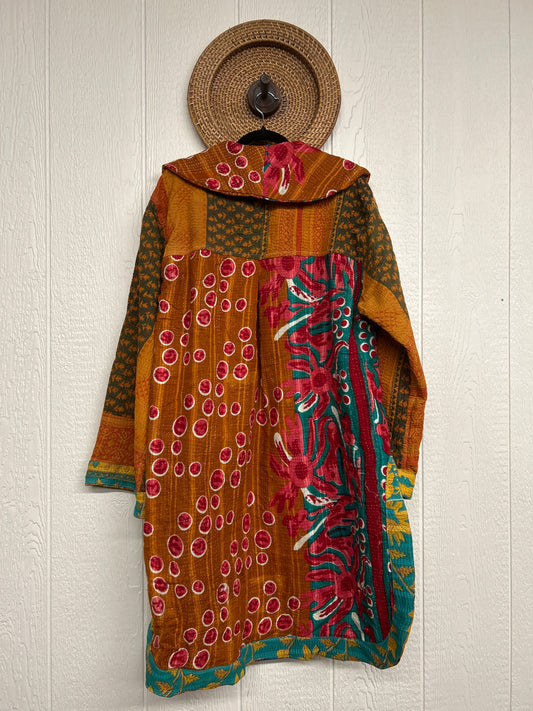 Fine Kantha Drifter Coat 1026 006