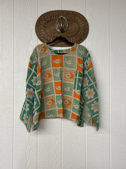 Pareo Kantha Wanderer Pocket Crop Top 0226 140