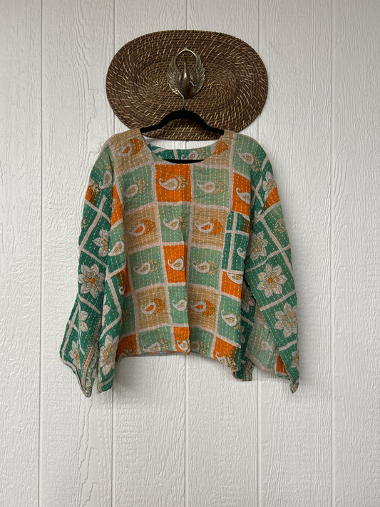 Pareo Kantha Wanderer Pocket Crop Top 0226 140