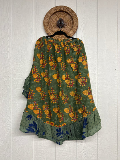 Pareo Kantha Wild Rose Skirt 0426 138