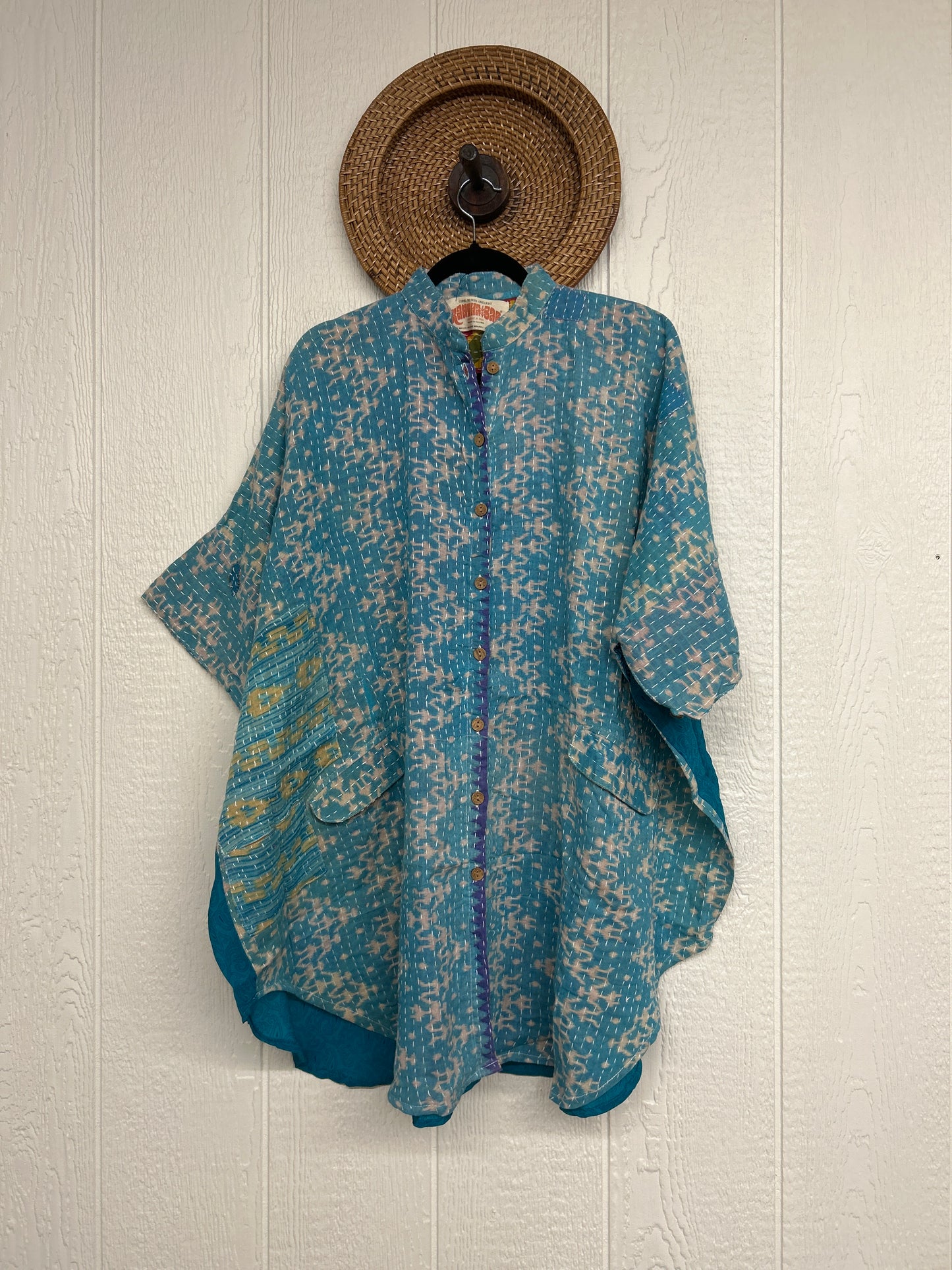 Pareo Kantha Free To Be Button-Down 0726 006
