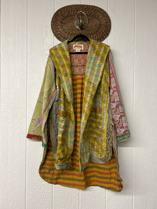 Fine Kantha Drifter Coat 1125 091