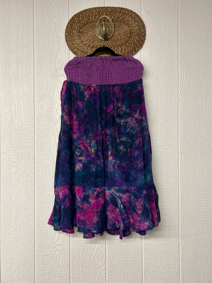 RETAIL Crepe Sari Inner Peace Wrap Skirt 0626 031