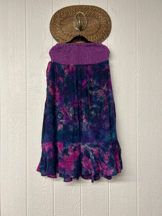 RETAIL Crepe Sari Inner Peace Wrap Skirt 0626 031