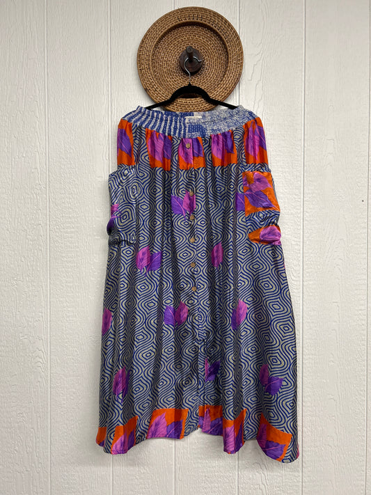 Rasgulla Sari Butterfly Cargo Skirt 0126 012