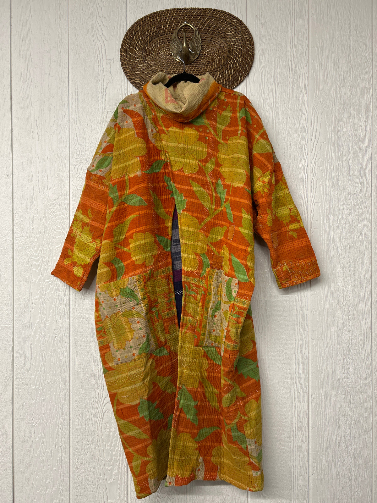 Fine Kantha Cowl Split Pullover 1026 003