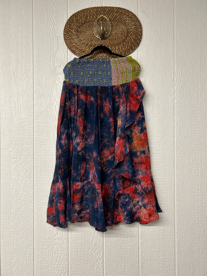 Crepe Sari Inner Peace Wrap Skirt 0626 066