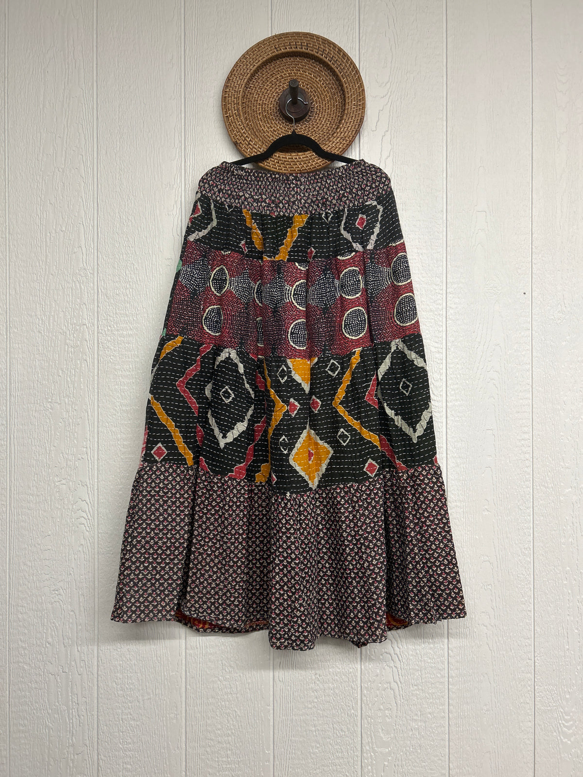 Pareo Kantha Lotus Maxi Skirt 0826 245
