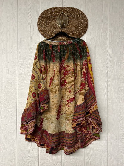 Pareo Kantha Wild Rose Skirt 0426 243