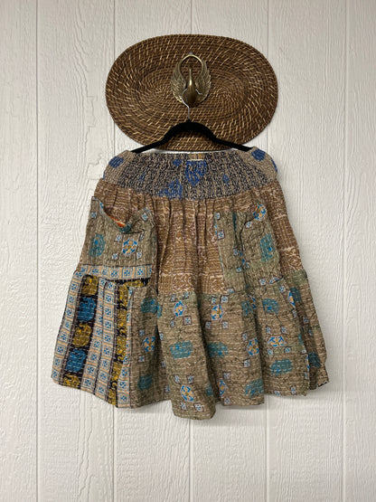 Pareo Kantha Meadow Skirt 0826 117