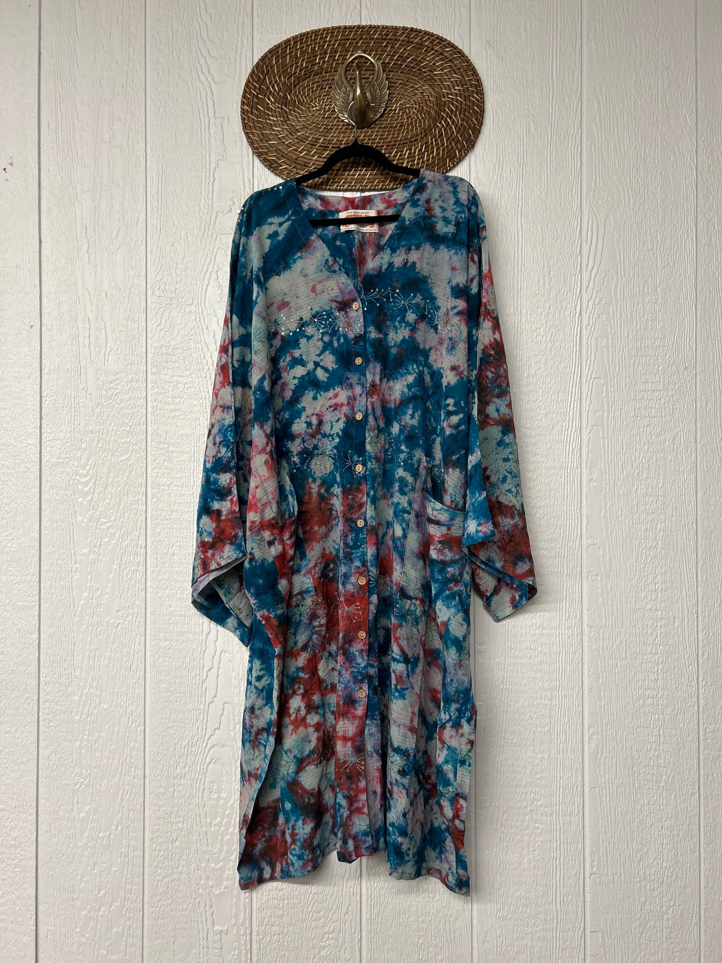 Crepe Sari Gaia Duster Dress 0426 145