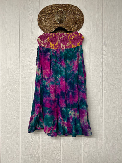 Crepe Sari Inner Peace Wrap Skirt 0626 125
