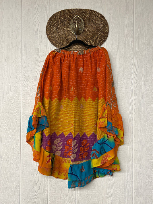 Pareo Kantha Wild Rose Skirt 0426 215
