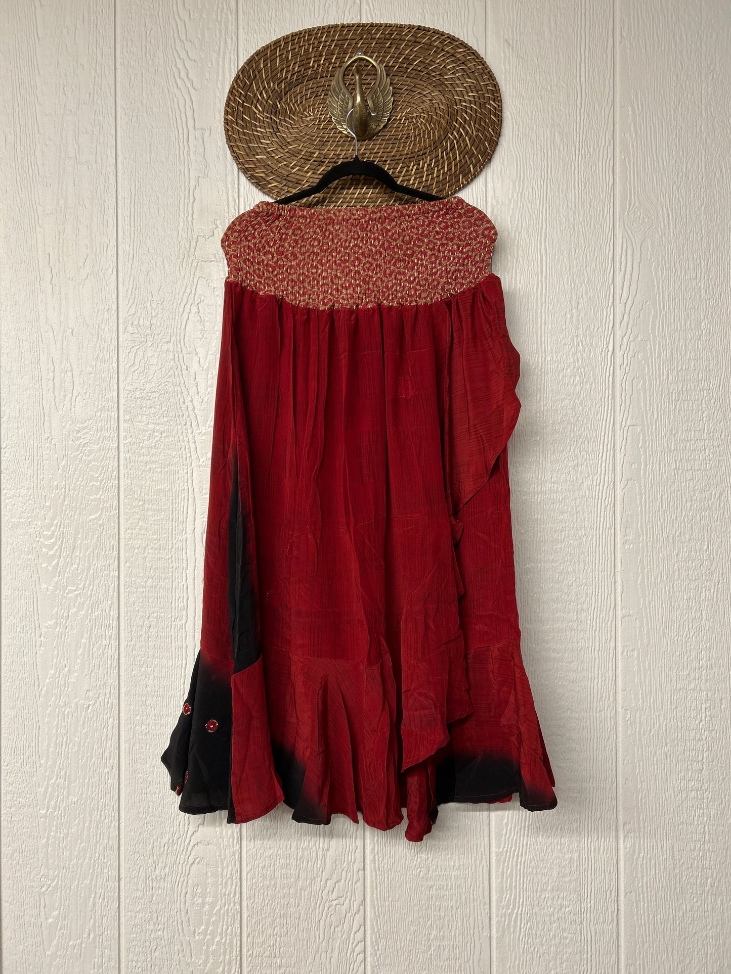 Crepe Sari Inner Peace Wrap Skirt 0626 014