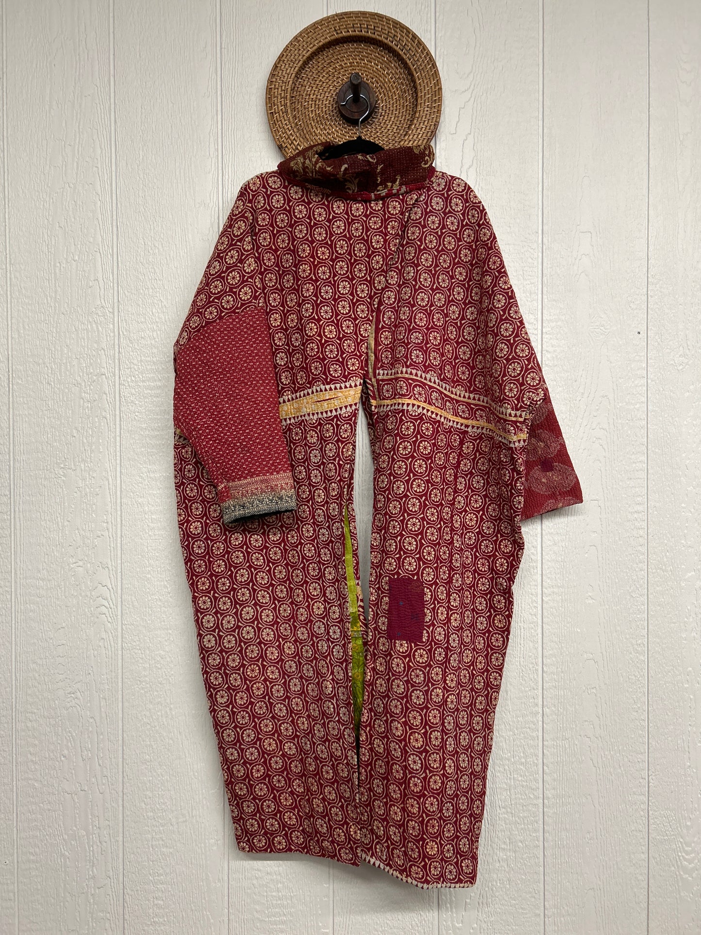 Fine Kantha Cowl Split Pullover 1225 209