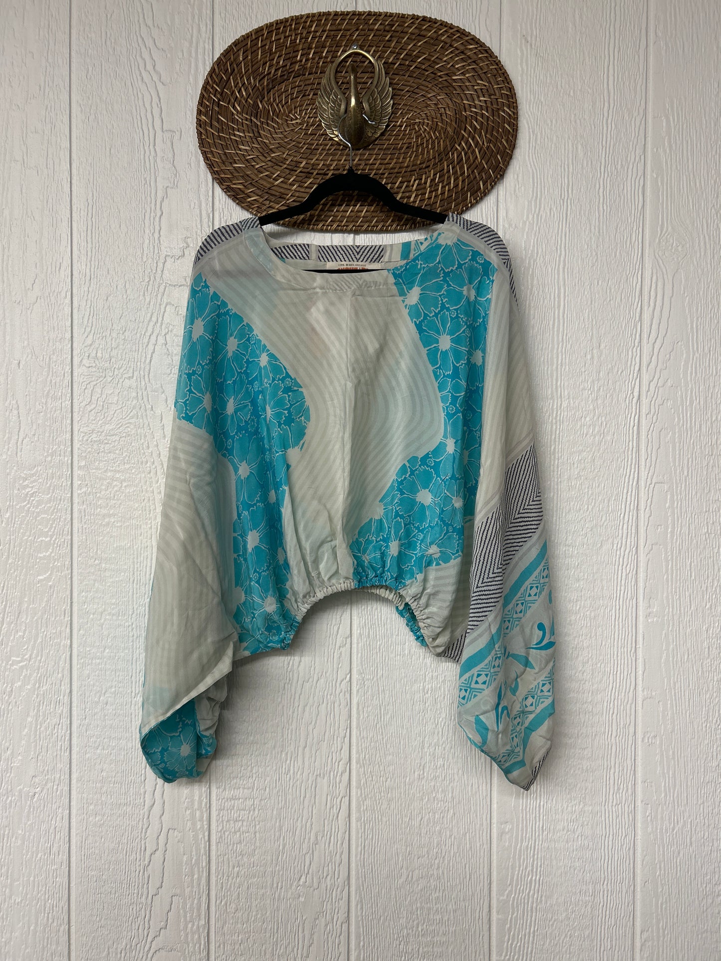 Crepe Sari Luna Crop Top 0126 245