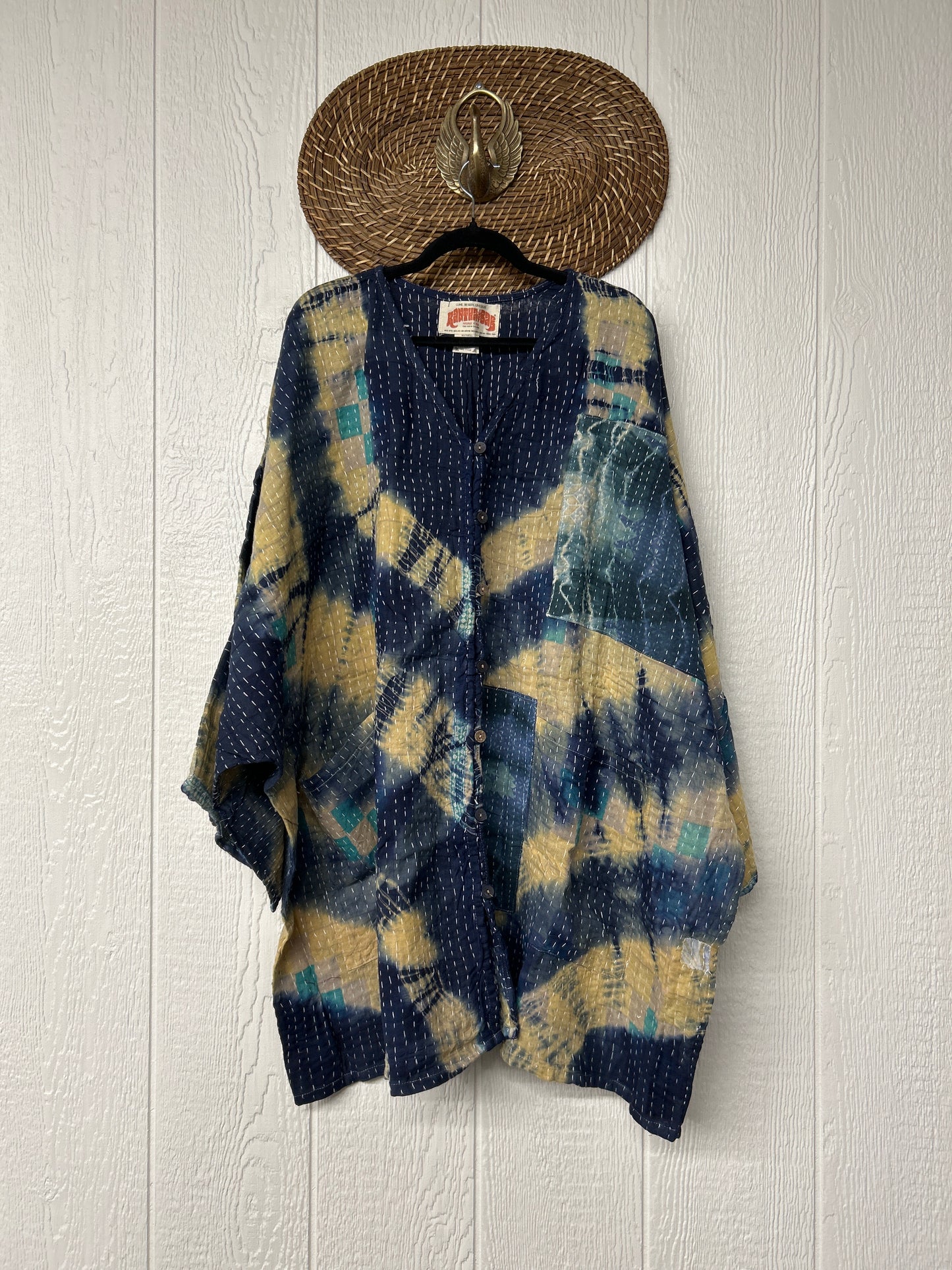 Pareo Kantha Gaia Button-Down Kimono 0526 008