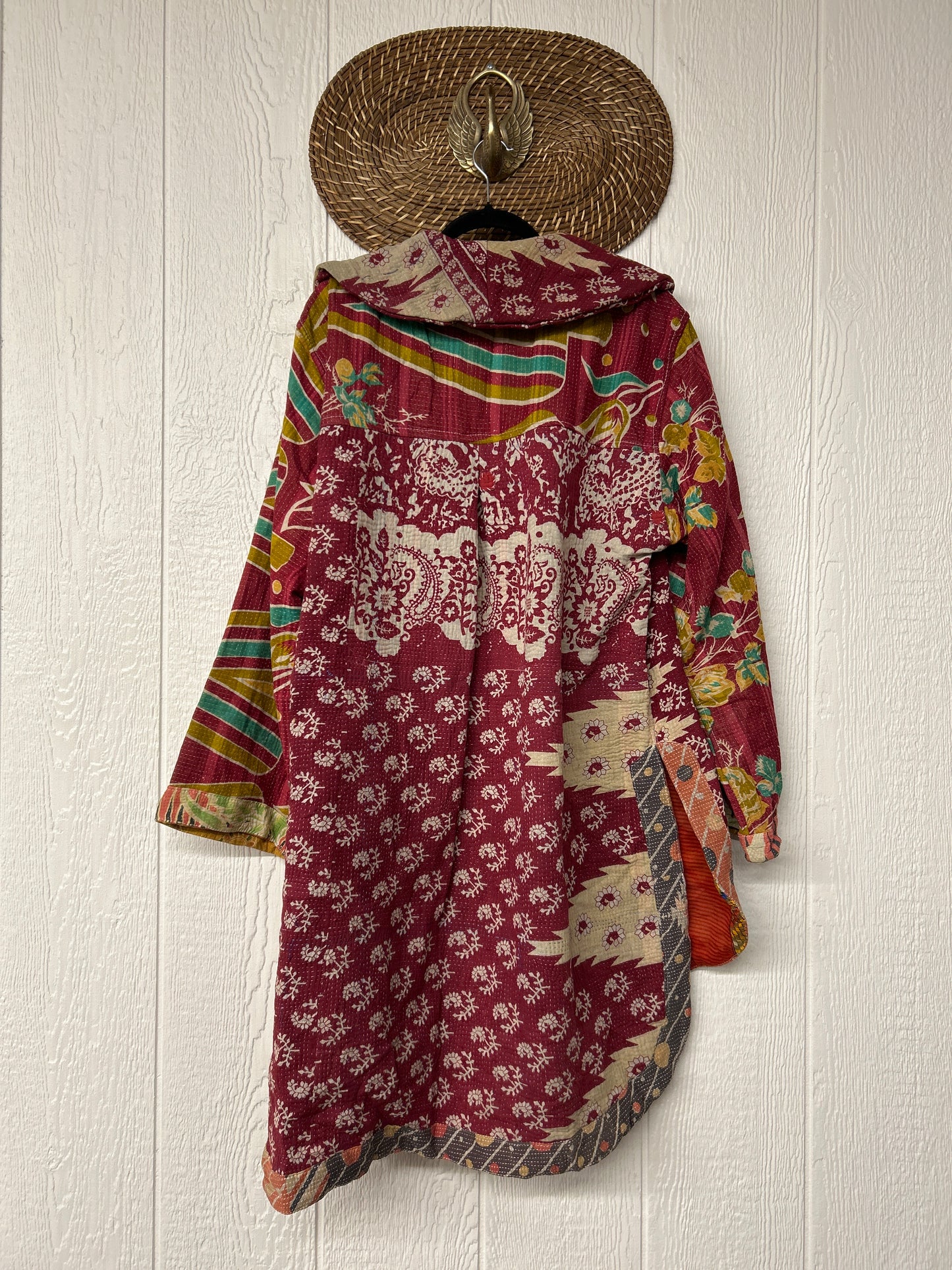 Fine Kantha Drifter Coat 1125 083