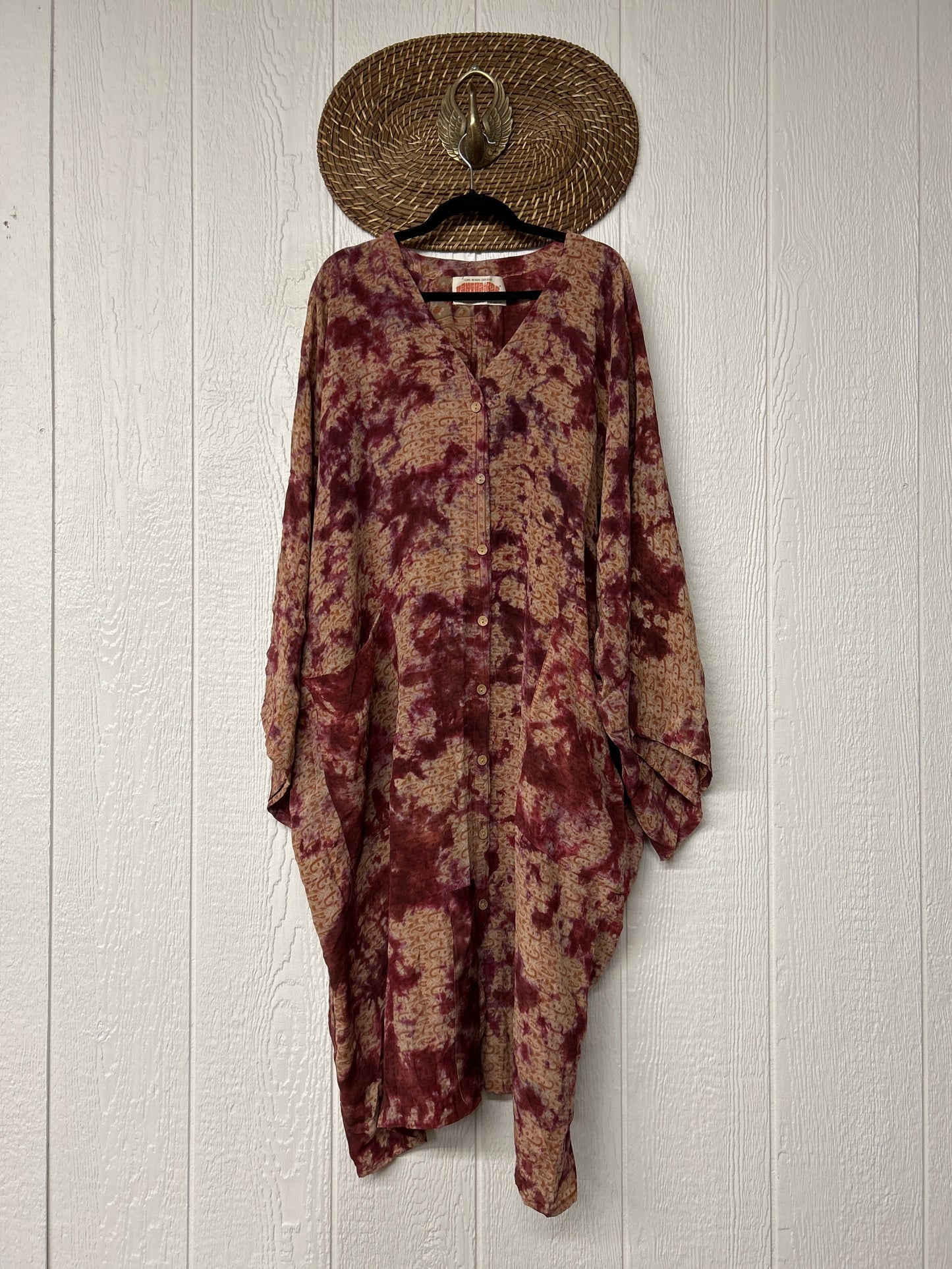 Crepe Sari Gaia Duster Dress 0426 166