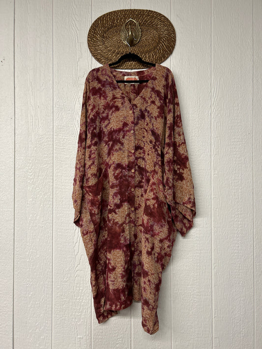 Crepe Sari Gaia Duster Dress 0426 166