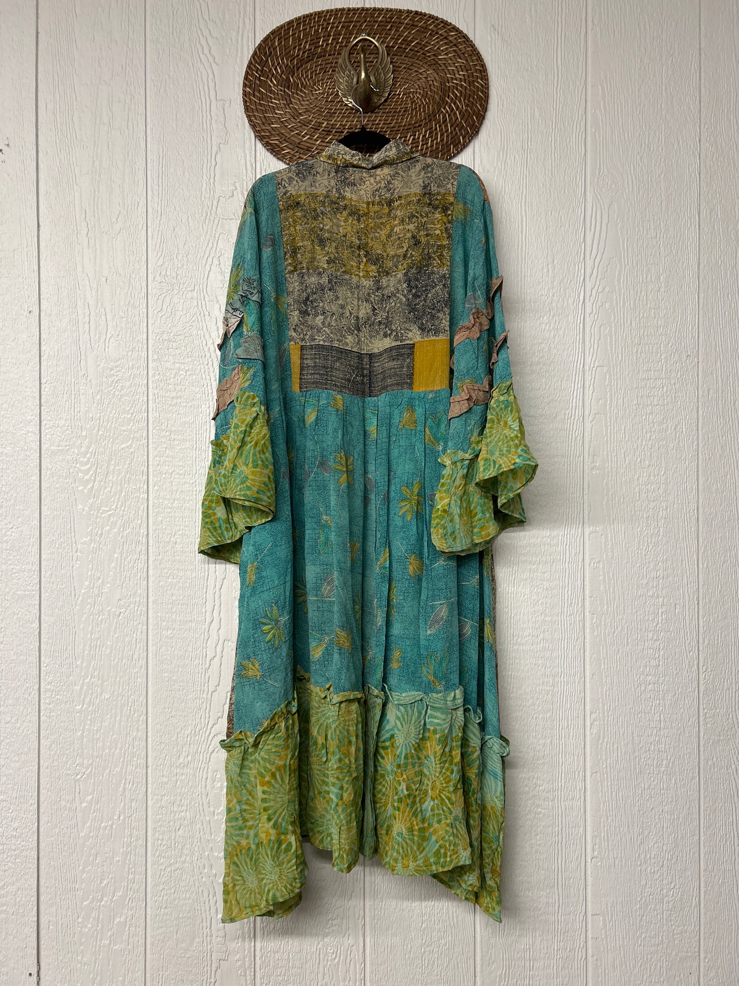 Crepe Sari Rhiannon Duster Dress 0226 084