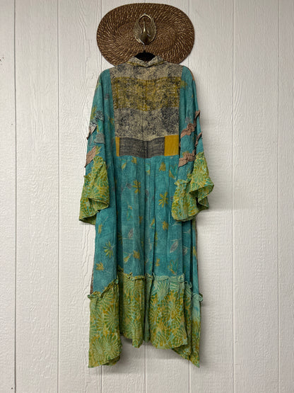 Crepe Sari Rhiannon Duster Dress 0226 084