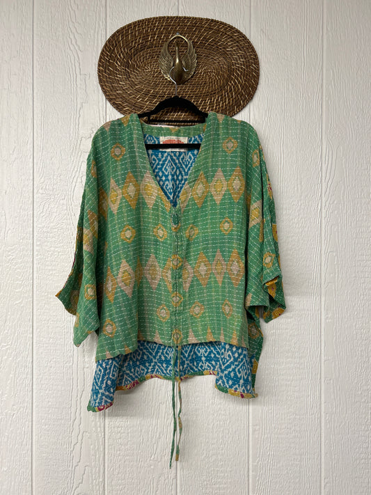 Pareo Kantha Hi-Lo Butterfly Top 0626 128