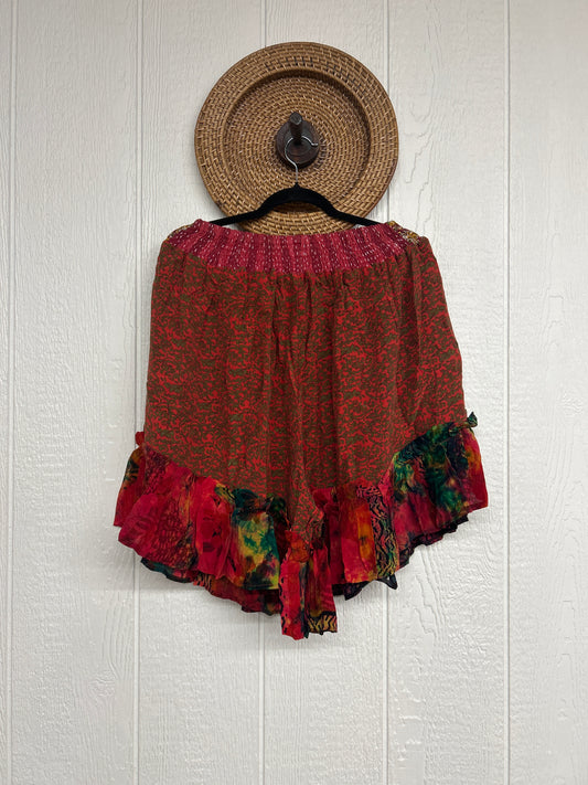 Crepe Sari Lover Cropped Culottes 0726 204