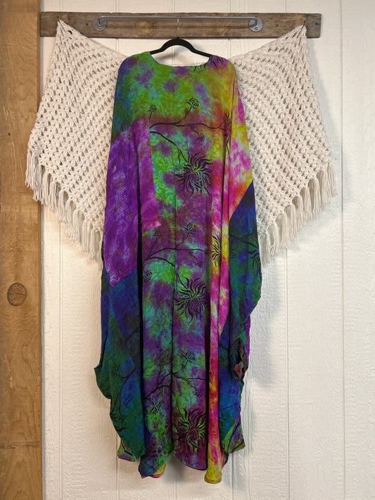 Crepe Sari Bowie Muu Dress 0826 023