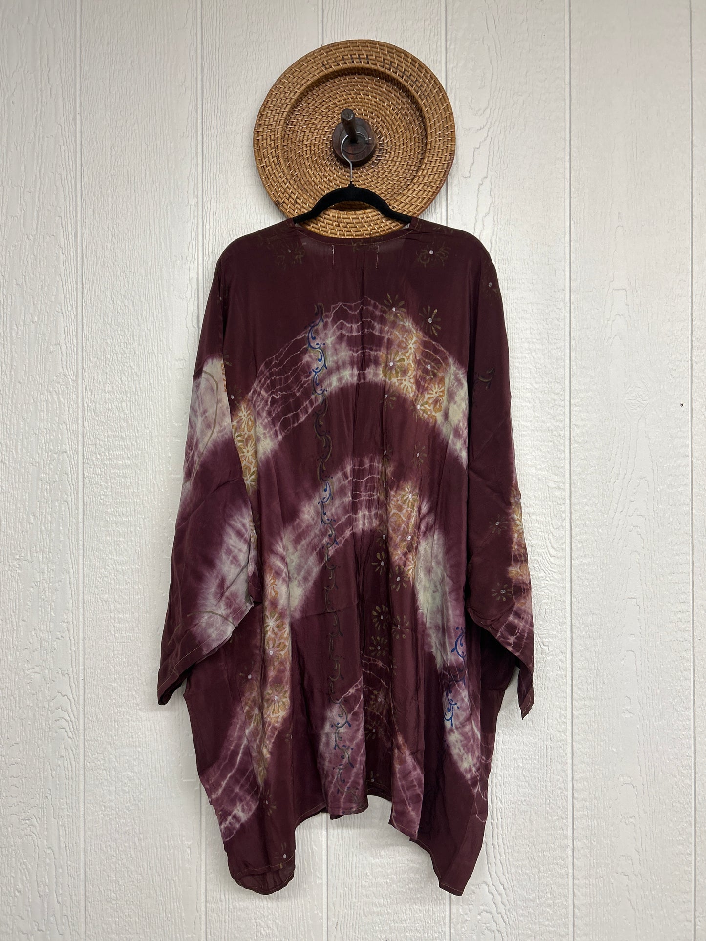 Aura Edit Crepe Sari Gaia Split Tunic 0726 016