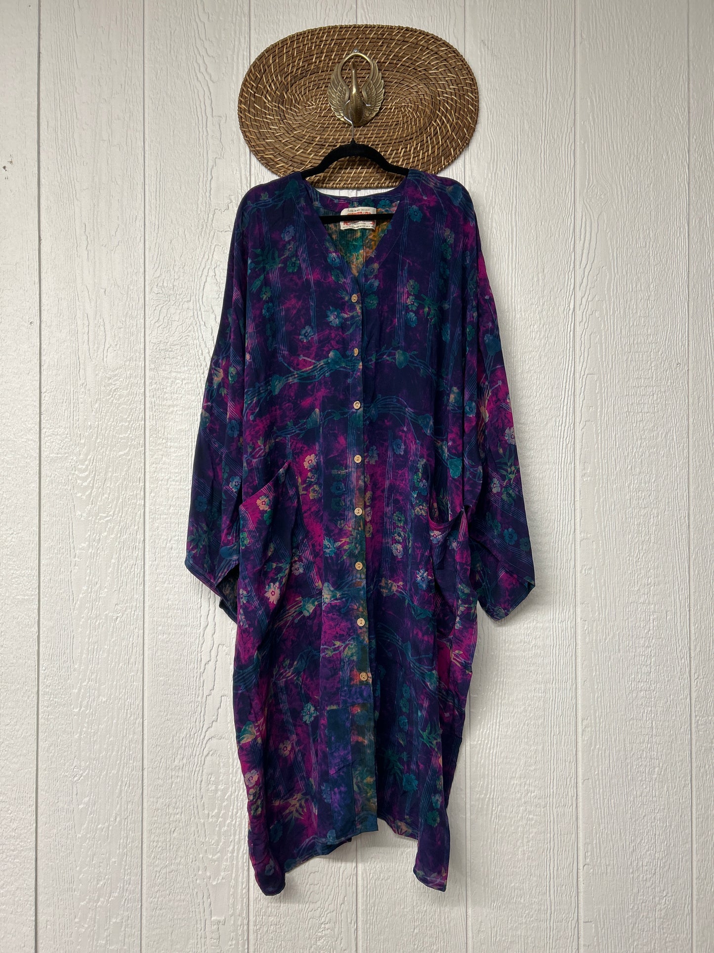 Crepe Sari Gaia Duster Dress 0426 144