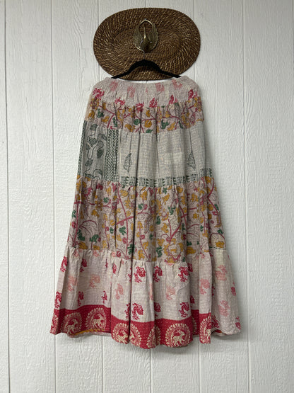 Pareo Kantha Lotus Maxi Skirt 0826 201