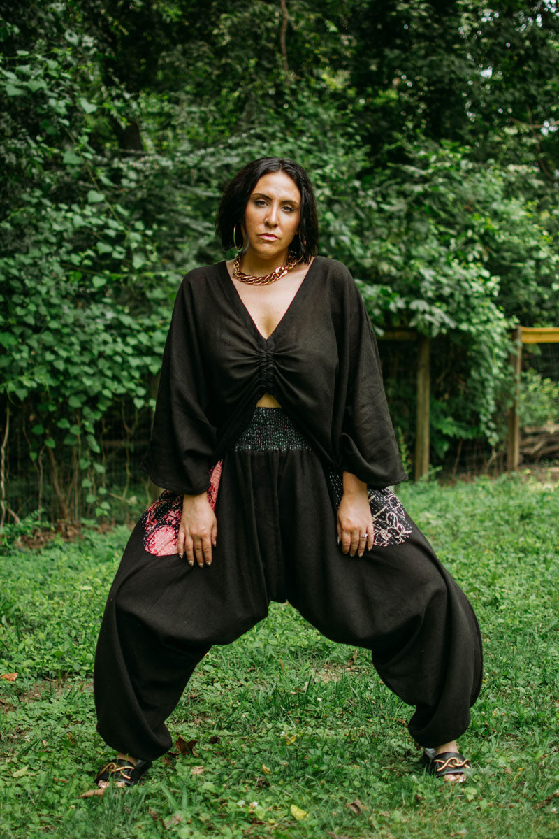 Khadi Harem Pant - Kantha Bae