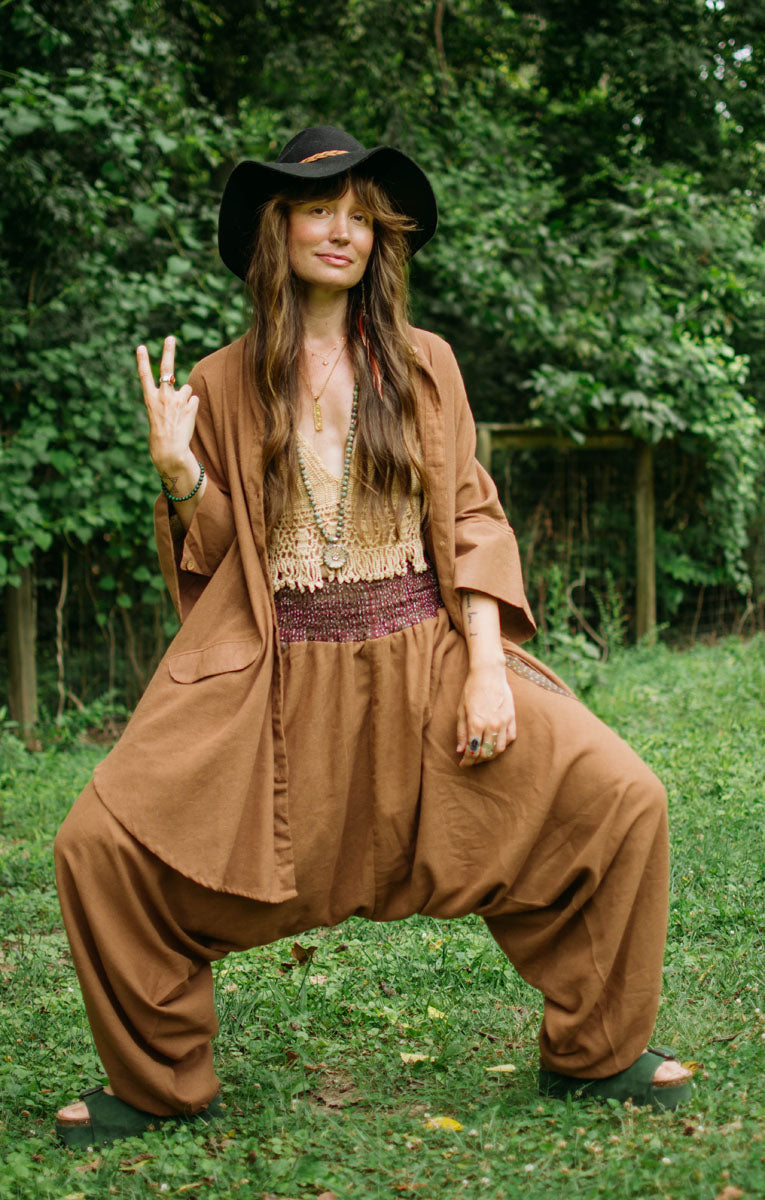 Khadi Harem Pant - Kantha Bae