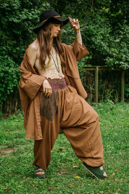 Khadi Harem Pant - Kantha Bae