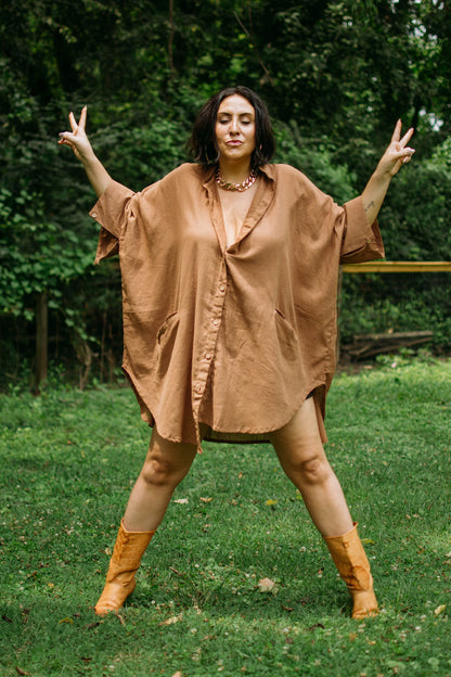 Khadi Free to Be Buttondown - Kantha Bae