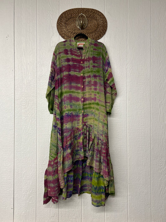 Crepe Sari Dahlia Duster Dress 0326 227