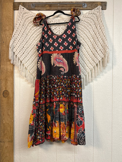 RETAIL Pareo Kantha Celeste Maxi 0326 077