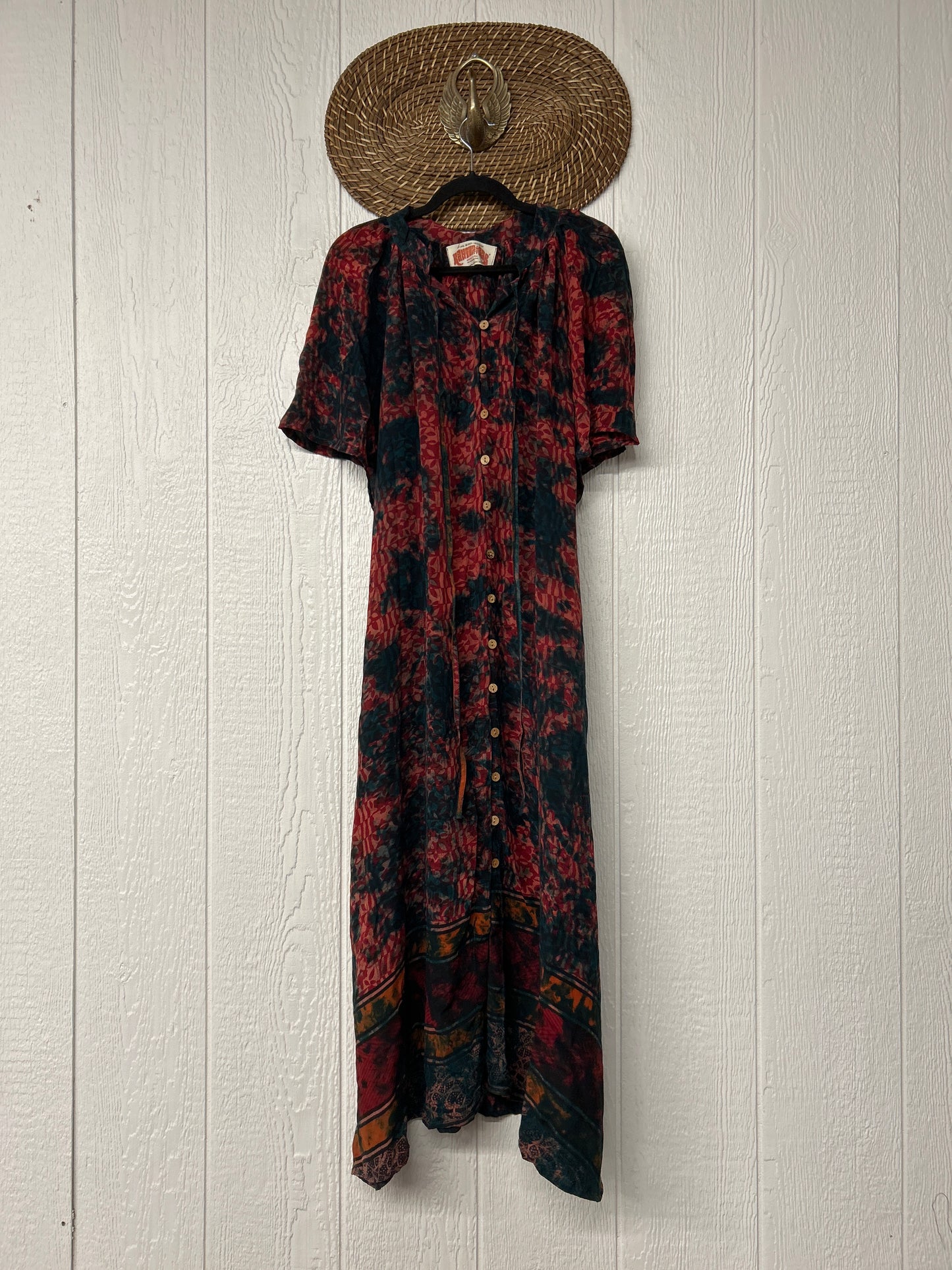 Crepe Sari Summer Woodstock Duster 0626 260