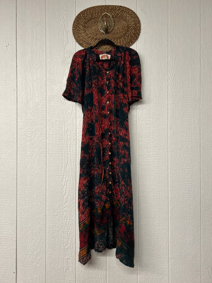 Crepe Sari Summer Woodstock Duster 0626 260