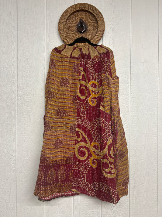 Pareo Kantha Butterfly Cargo Skirt 0426 260