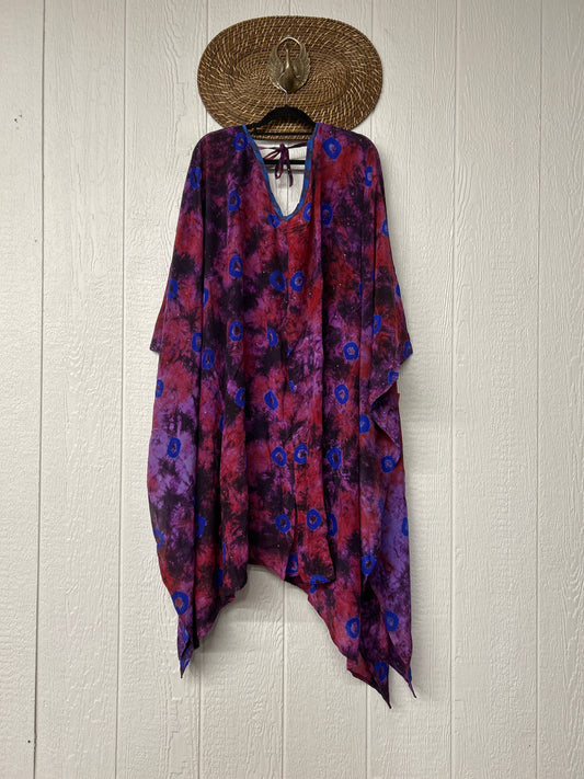 RETAIL Crepe Sari Orchid Kimono 0626 107