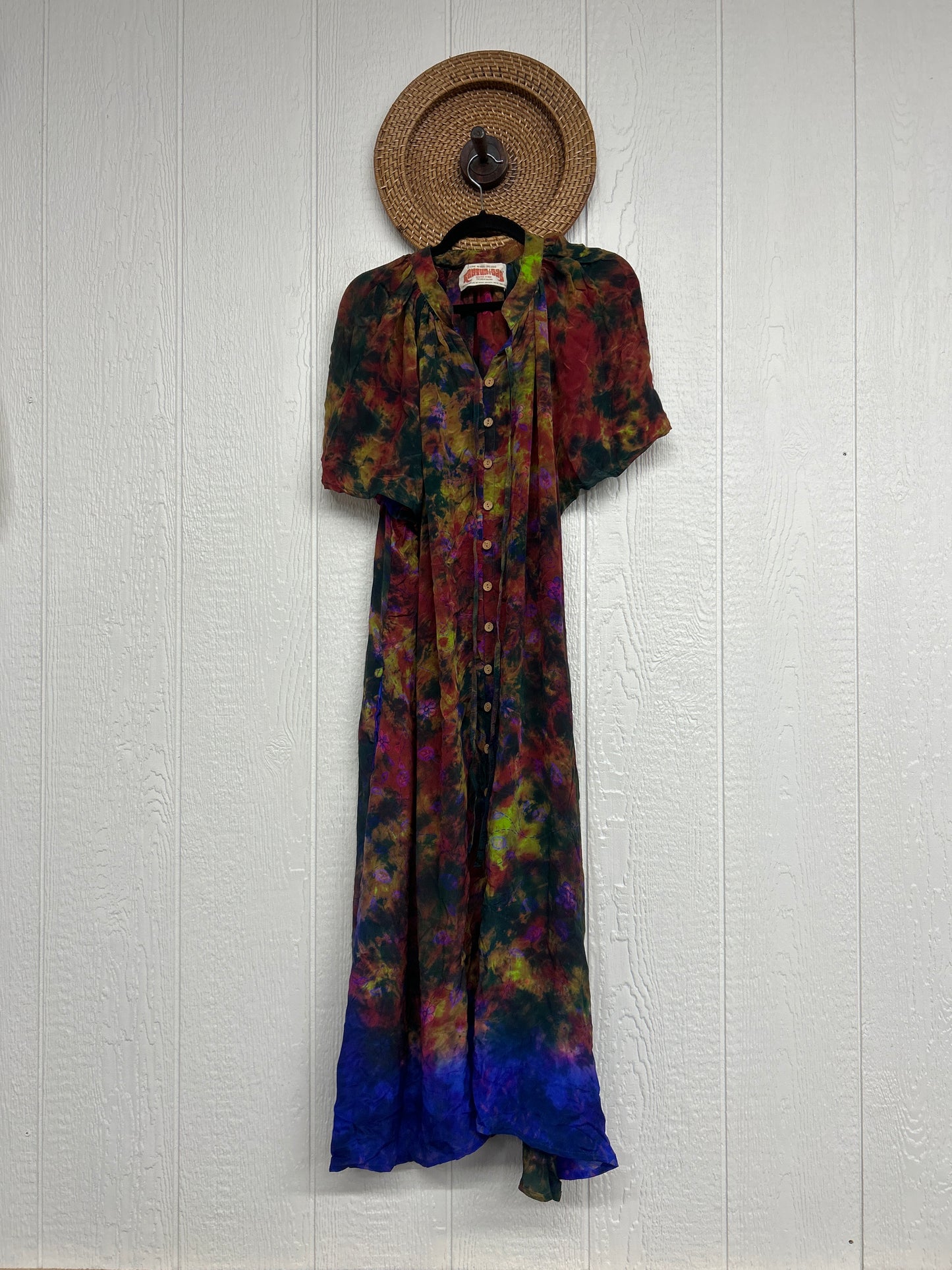 RETAIL Crepe Sari Summer Woodstock Duster 0626 033