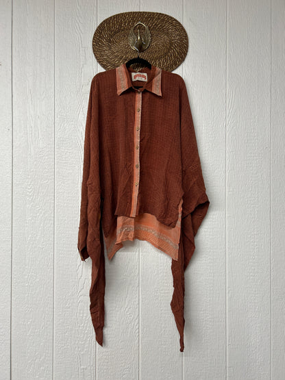 Crepe Sari Nirvana Button Down 1125 132